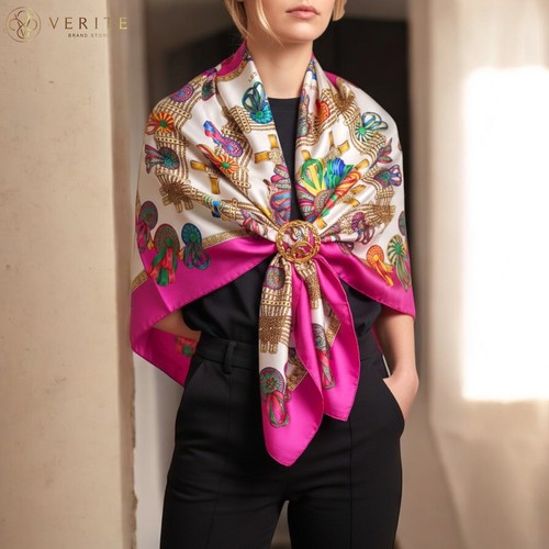 Rare vintage foulard soie - rare, en