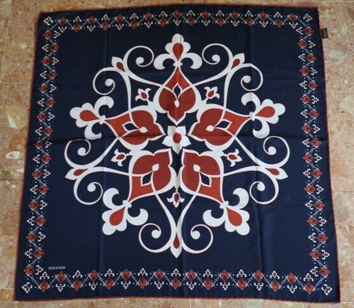 Foulard carré soie - de,
