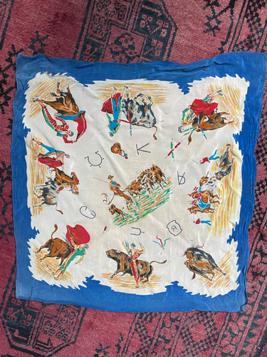 Foulard carré années - , 60