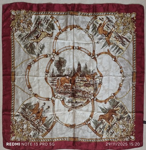 Silk scarf foulard carré - silk,