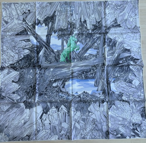Foulard carré hermes - , 90