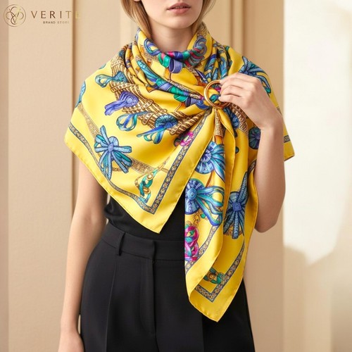 Rare vintage foulard soie - en,