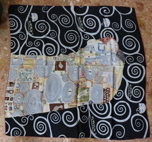 Foulard carré soie decor - foulard,