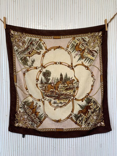 Foulard carré soie - carré, 90cm